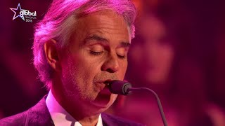 Andrea Bocelli  ‘Time To Say Goodbye’ LIVE  The Global Awards 2018  Classic FM [upl. by Wilsey]