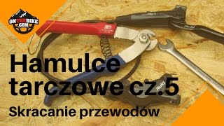 Serwis roweru  Hamulce tarczowe cz 5  Skracanie przewodów [upl. by Nohj]