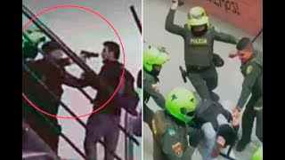 Videos prueban que policías agredieron y amenazaron a estudiantes de la U de Cundinamarca [upl. by Squires920]