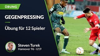 Gegenpressing Trainieren  Übung für 12 Spieler [upl. by Luis]