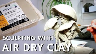 Sculpting with Air Dry Clay Tips and Materials [upl. by Oicnevuj845]