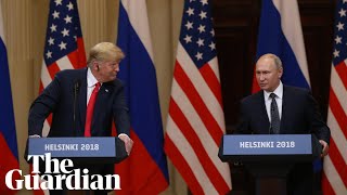 Key moments from the TrumpPutin press conference [upl. by Allesiram609]