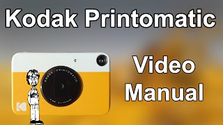 Kodak Printomatic Video Manual Overview Operation How to Take a Photo Double Exposures [upl. by Barta97]