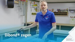 Dibond® Zagen zo doe je dat  Kunststofplatenshopnl [upl. by Nnairac]