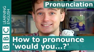 Pronunciation How to pronounce would you [upl. by Alleoj663]