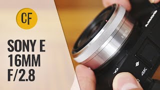 Sony 16mm f28 Pancake lens review with samples [upl. by Alitha665]