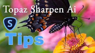 TOPAZ SHARPEN AI Sharpening TIPS [upl. by Yarg]