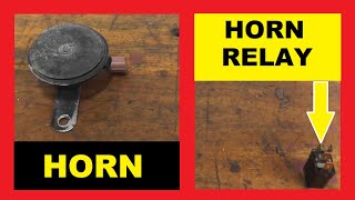 Horn Relay Testing and Replacement [upl. by Linnell]