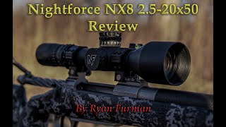 Nightforce 2520x50 NX8 review [upl. by Cello256]