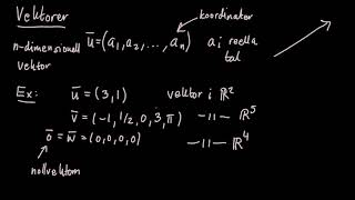 Vektorer del 1 introduktion till vektorbegreppet [upl. by Levram]