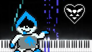 Lancer Theme  Deltarune  Piano Tutorial [upl. by Aihcrop660]