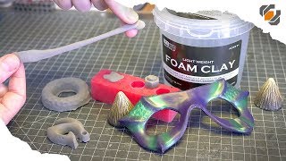 Foam Clay  How to Sculpt Cast Carve amp Paint [upl. by Ian]