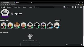 My experiences are failing to load ROBLOX [upl. by Laohcin]