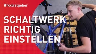 FahrradSchaltung perfekt einstellen  MTB [upl. by Hnib172]