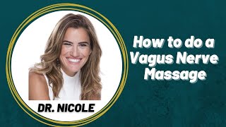 How To Do A Vagus Nerve Massage [upl. by Rhys884]