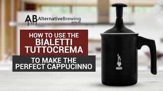 How to Use the Bialetti Tuttocrema Milk Frother [upl. by Adnorhs]