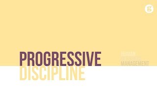 Progressive Discipline [upl. by Loginov337]