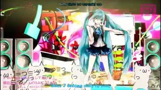 Hatsune Miku Miku Miku Ni Shite Ageru  EnglishRomanji Sub [upl. by Nowd]