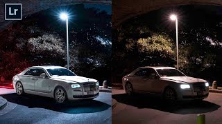 CAR NIGHT PHOTOGRAPHY Photoshoot  Editing Tutorial [upl. by Adnolat965]