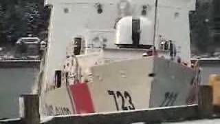 Coast Guard Cutter Rush Visits Juneau [upl. by Tarrsus954]