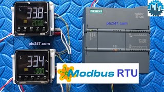 S7 1200 quotModbus RTUquot Omron E5CC Tutorial [upl. by Ettigirb641]