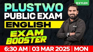 Plus Two Public Exam English  Exam Booster  Xylem Plus Two [upl. by Dierdre]