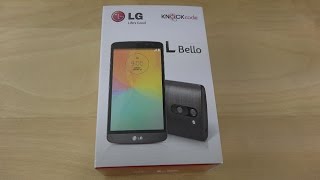 LG L Bello  Unboxing 4K [upl. by Yerxa986]