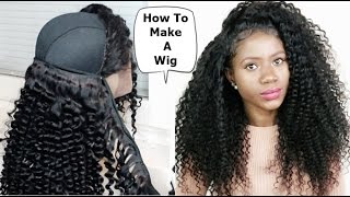 HOW TO MAKE A WIG FOR BEGINNERS FRIENDLY [upl. by Orlando]