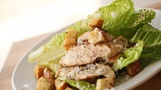 Easy Chicken Caesar Salad Recipe [upl. by Pangaro]