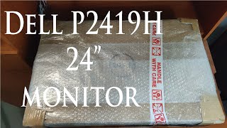 Dell Monitor P2419H 24quot Monitor Unboxing and Review [upl. by Prudence]