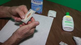 How to Apply Nexcare Band Aids [upl. by Aneeroc]