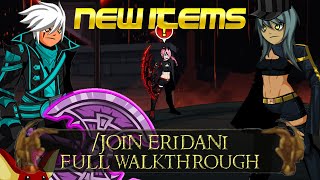 AQW join eridani Full Walkthrough  And New Eridani Merge Shop Items [upl. by Ylelhsa771]