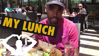 What I Eat for Lunch After Training  Mo Farah [upl. by Leacock]