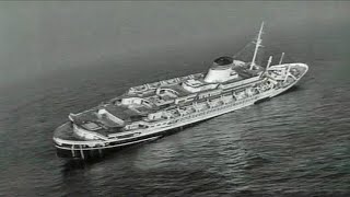 SS Andrea Doria Sinking  Stock Footage [upl. by Allene]