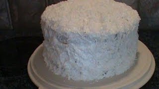 OldFashion 1950s Coconut Layer Cake [upl. by Anileuqcaj]