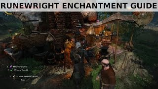 Witcher 3  Best Runewright Enchanting  Guide [upl. by Eustacia]