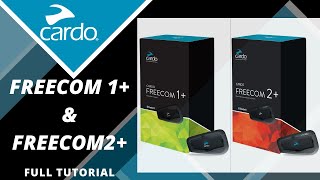 Cardo FREECOM1 and FREECOM2 Complete Tutorial [upl. by Yi]