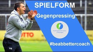 Spielform Gegenpressing trainieren  Taktiktraining [upl. by Mathew431]