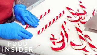 100YearOld Candy Factory Makes 10 Million Candy Canes Per Year  Legendary Eats [upl. by Stinson]