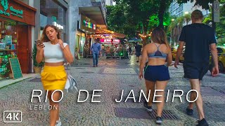 🇧🇷 Walking in Leblon  Rio de Janeiro Brazil  4K 2022 [upl. by Gerard]