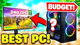 The BEST BUDGET Gaming PC To Buy For Fortnite HIGH FPS  Fortnite Tips amp Tricks [upl. by Ahsienar]