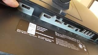 Dell U2415 Port Connections Revealed [upl. by Laehcym]