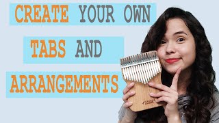 How to Arrange your OWN Kalimba Tabs even if you just started [upl. by Darom]