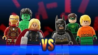 LEGO MARVEL vs DC [upl. by Yemiaj]