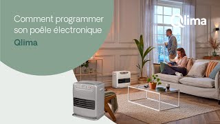 Comment programmer son poêle électronique Qlima [upl. by Arlina969]