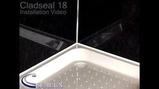 Installing Cladseal for PVC Shower Wall Panels [upl. by Mayda]