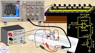 Design Wien Bridge Oscillator op amp [upl. by Nnaegroeg]