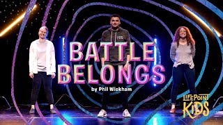 Battle Belongs  LifePoint Kids Worship with Motions [upl. by Verne]