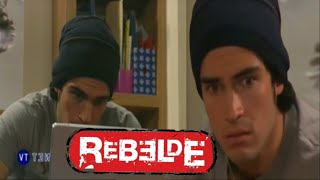 Rebelde ¡Miguel ve el video de Sabrina  Escena C82C83 [upl. by Anaicilef]