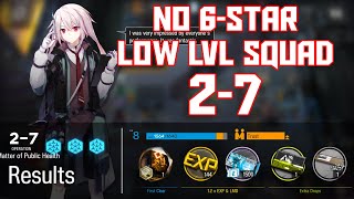 【明日方舟Arknights】27  Low LvlRarity Squad  Arknights Strategy [upl. by Vey]